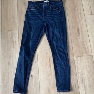 LOFT Dark Blue Women's High Rise Skinny Jeans